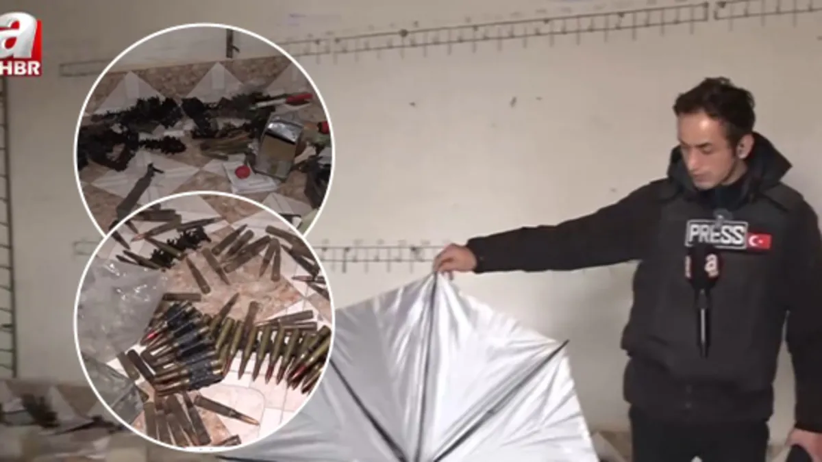 YPG'li teröristlerin eğitim aldığı sözde karargah! İlk kez A Haber görüntüledi