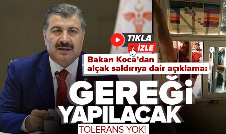 Sağlık Bakanı Fahrettin Koca’dan Şanlıurfa’da sağlık personeline yapılan saldırıya dair açıklama! Gereği yapılacak