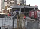 Bağcılarda vinç devrildi