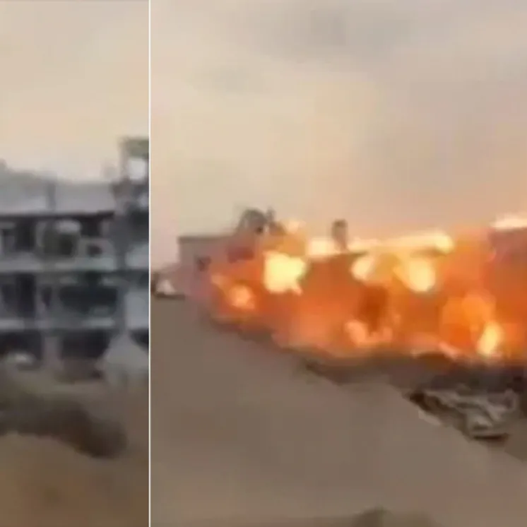 İşgalciler parlamento binasını patlattı