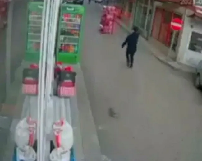 Ordu'da sürüklenen cips standının peşinden böyle koştu! - 5