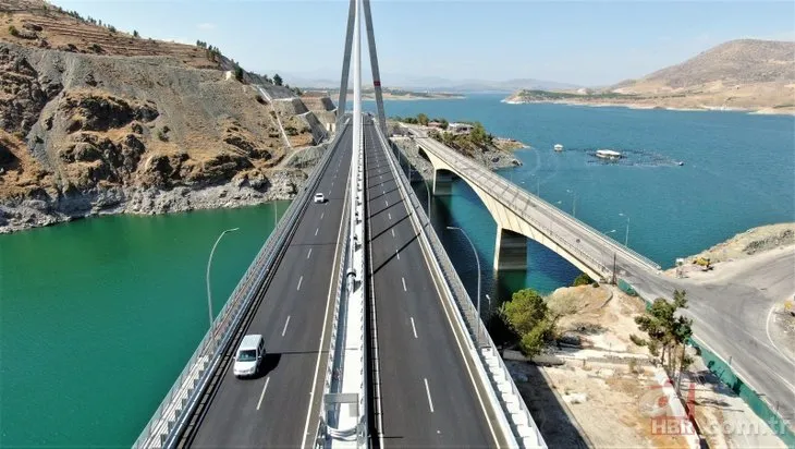 Kömürhan Köprüsü 16 şehri birbirine bağlıyor! Uzun yol şoförleri hayran kaldı