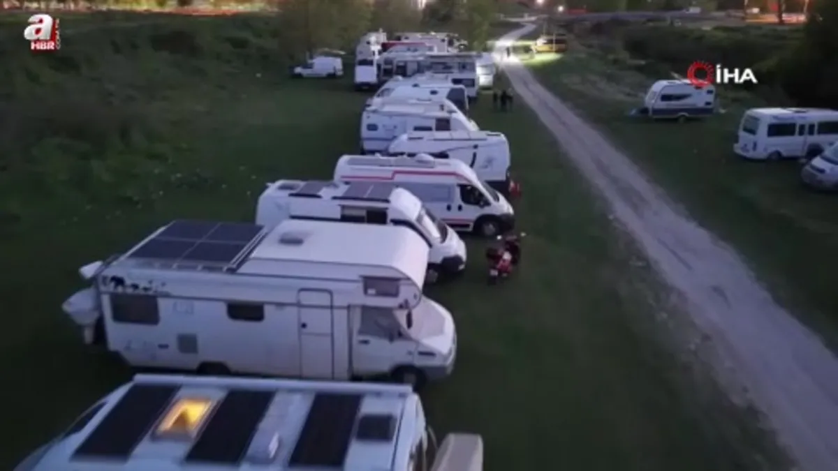 Edirne'ye karavan akını başladı