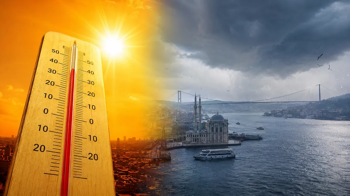 Türkiye iki farklı havayı aynı anda yaşayacak! İstanbul'da sağanak, doğuda 43 derece sıcaklık