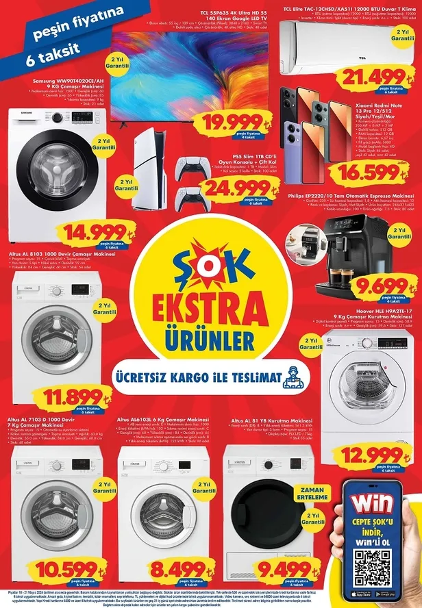 ŞOK 20 Mayıs aktüel ürünler kataloğu yayınlandı! ŞOK’a kamp sandalyesi, taşınabilir kahve makinesi, güneş paneli, Baymak klima uyguna geliyor - 10