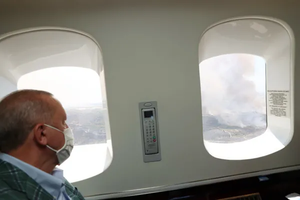 Son dakika: Başkan Erdoğan afet bölgesinde! Antalya ve Marmaris'te incelemelerde bulundu - 3