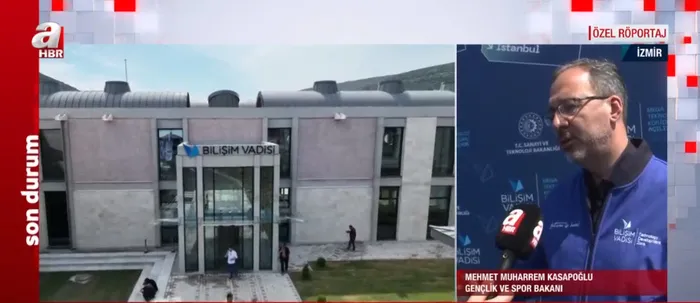 İzmir'e teknoloji üssü! Gençlik ve Spor Bakanı Mehmet Muharrem Kasapoğlu A Haber'de - 2