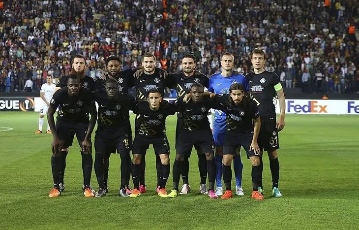 Osmanlıspor - Steaua Bükreş maçından kareler