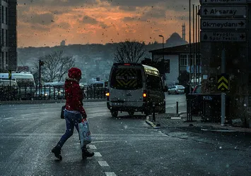 İstanbullulara iş çıkışı kar sürprizi