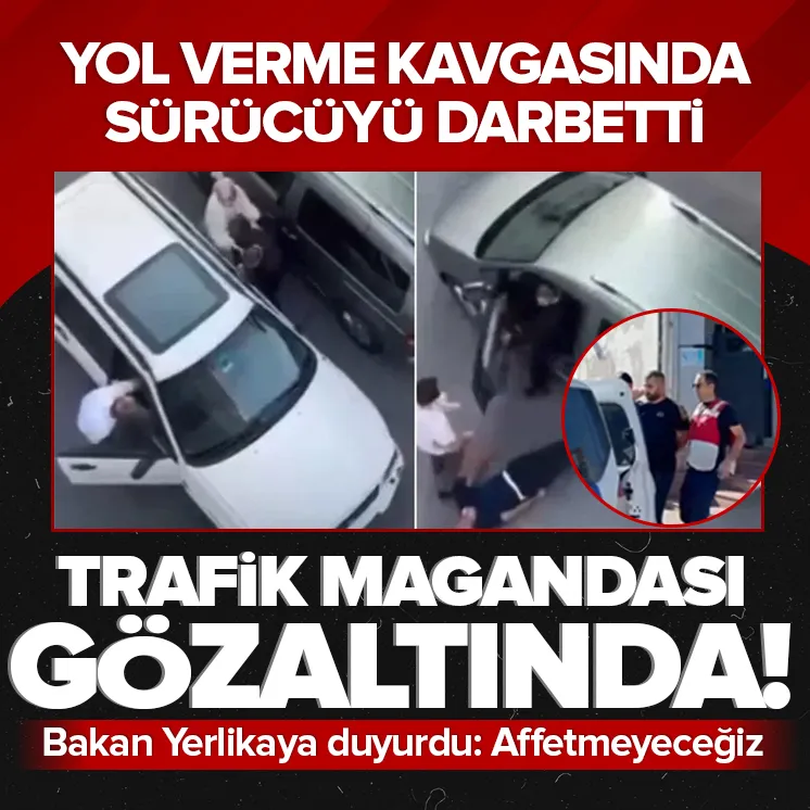 Gereği yapıldı! O trafik magandası gözaltında