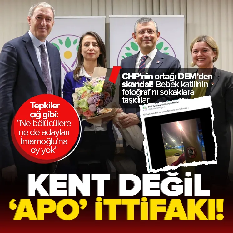 CHPnin kirli ortağı DEMden bir skandal daha!
