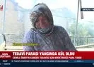 Kanser hastası kadının tedavi parası yangında kül oldu