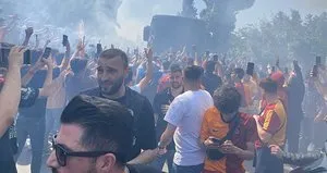 Galatasaray kafilesi Konya’ya gitti