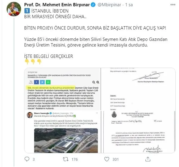 Ekrem İmamoğlu iki defa durdurduğu Seymen Çöp Gazı Enerji Üretim Tesisi Projesi’ni kendisinin başlattığını iddia etti - 6