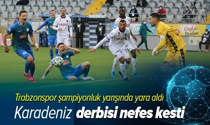 Çaykur Rizespor 0-0 Trabzonspor MAÇ SONUCU ÖZET