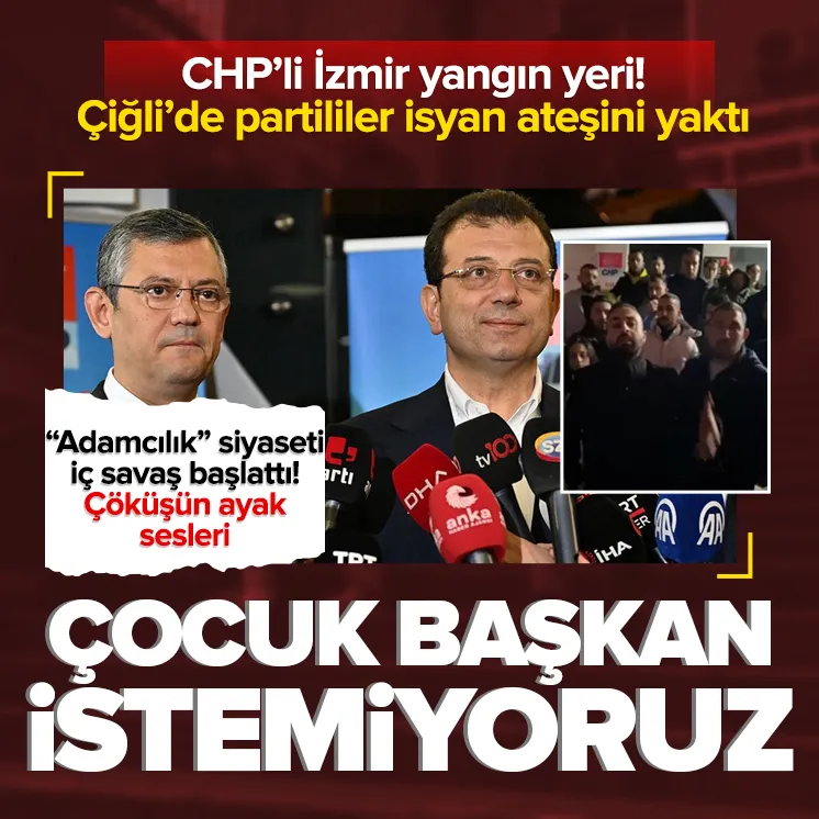 CHP’li Çiğli yangın yeri: Çocuk başkan istemiyoruz