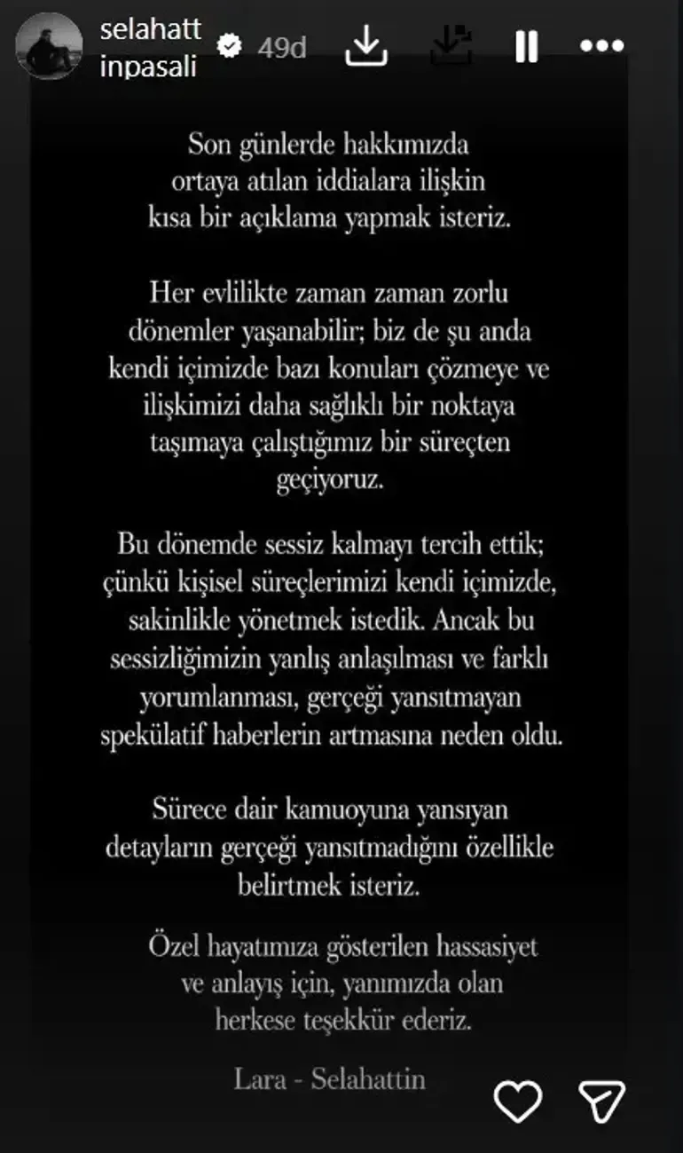 lara-pasalinin-paylasiminda-yuzuk-detayi-bosanma-iddialari-sonrasi-dikkat-cekti-1777471209313.jpeg Lara Paşalı’nın paylaşımında "yüzük" detayı! Boşanma iddiaları sonrası dikkat çekti - 3