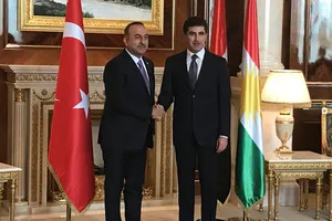 Mevlüt Çavuşoğlu Neçirvan Barzani ile bir araya geldi
