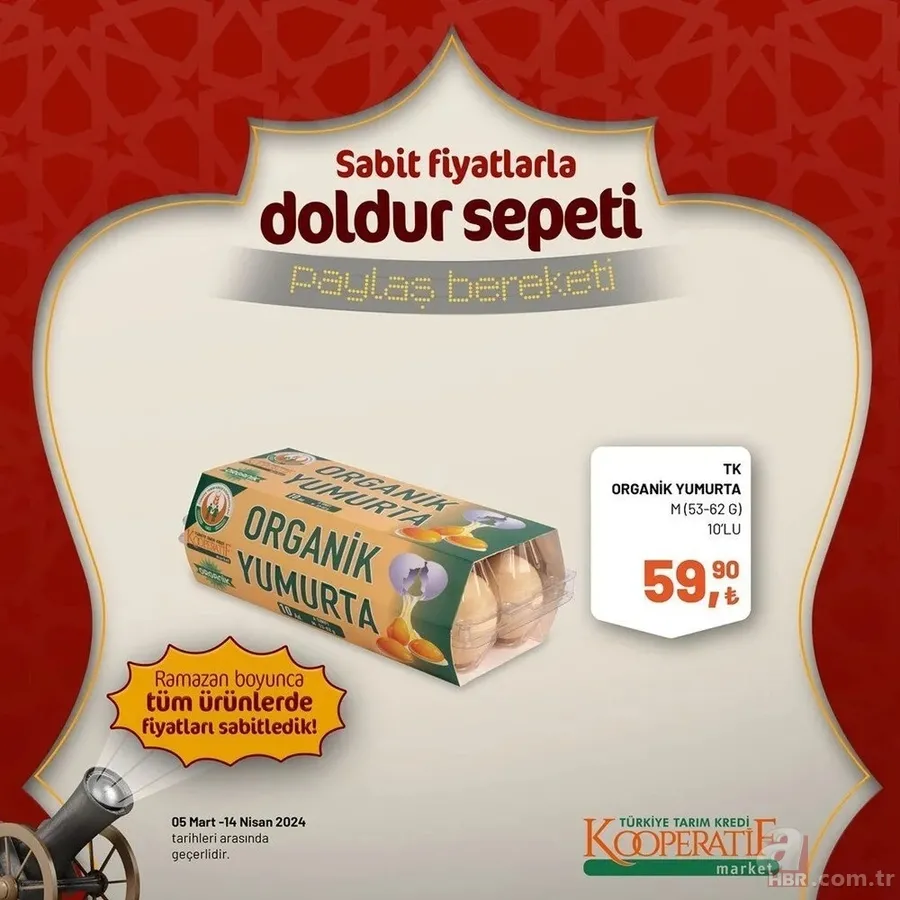 Tarım Kredi Market 30 Mart indirim kataloğu yayınladı! Kaşar peynir 205,00 TL’ye, tost peyniri 185,00 TL’ye, tereyağı 259,00 TL’ye, süt 22,50 TL’ye satışta 23