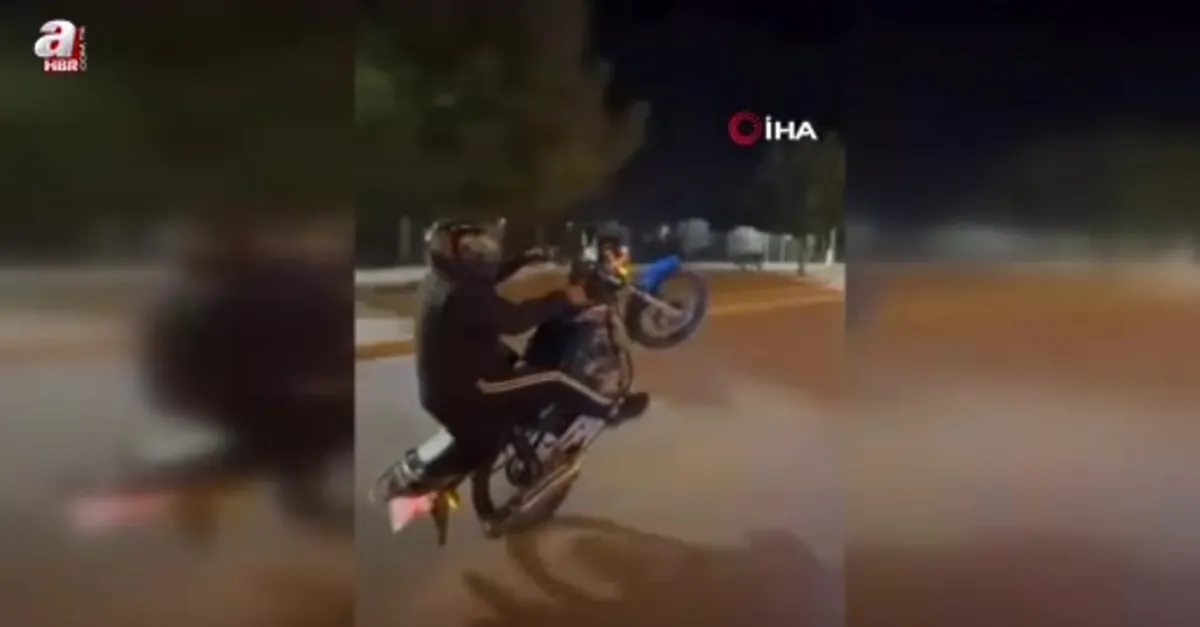 Motosikletle yaptığı şovlar ceza yedirdi