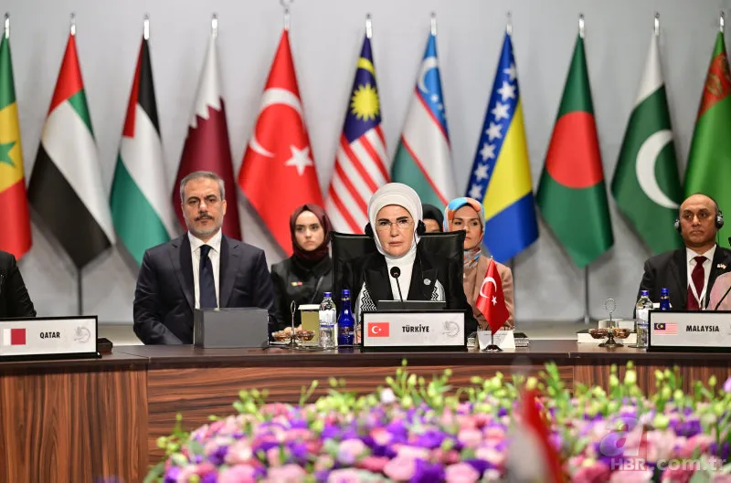 İstanbul'da 'Filistin İçin Tek Yürek' Zirvesi! Emine Erdoğan: Hiçbir ideoloji masumların canından değerli değil 17