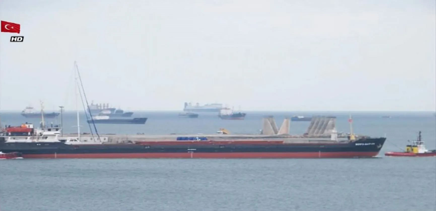 Samsun'da gemi battı!