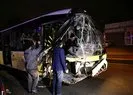 Ümraniye’de feci kaza! İETT otobüsüne çarptı
