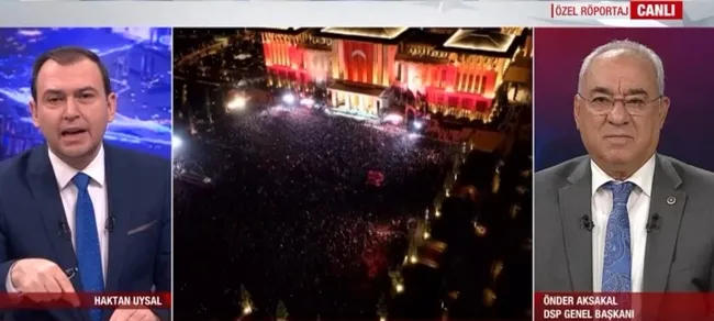 Cumhur İttifakı zaferi! DSP Genel Başkanı Önder Aksakal A Haber’de