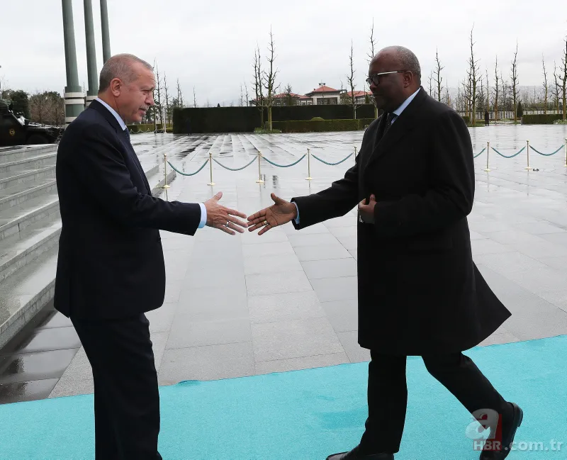 Başkan Erdoğan Burkina Faso Devlet Başkanı Kabore'yi karşıladı 9