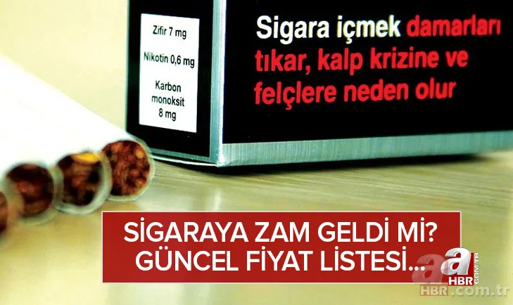 Sigaraya zam geldi mi son dakika! 1 Haziran güncel sigara fiyatları ne kadar? Tekel, Winston, Camel, Marlboro, Parliament... 1