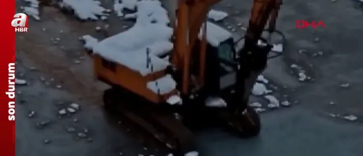 Ataşehir’de feci olay! İş makinesi böyle devrildi: Operatör hayatını kaybetti