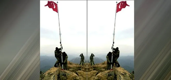 Türk askeri Kuzey Irak’taki Kokozer Dağı’na bayrak dikti