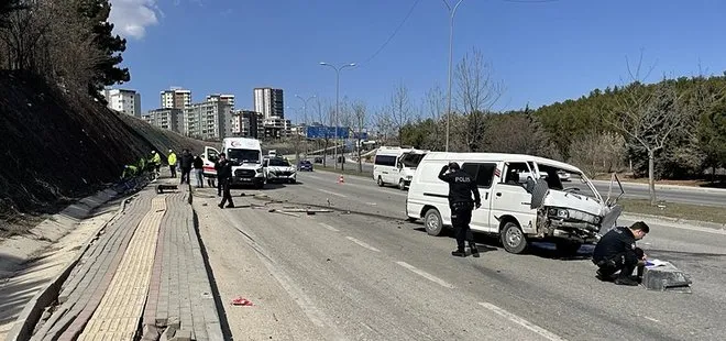 Gaziantep'te otomobil minibüse çarptı: 1 ölü 3 yaralı