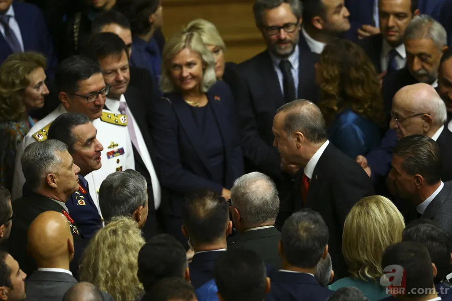 Yeni yasama yılı resepsiyonundan renkli görüntüler 17