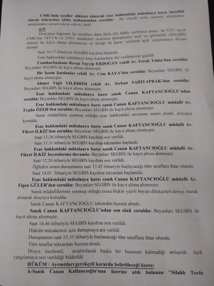 Son dakika: Canan Kaftancıoğlu'na hapis cezası - 1