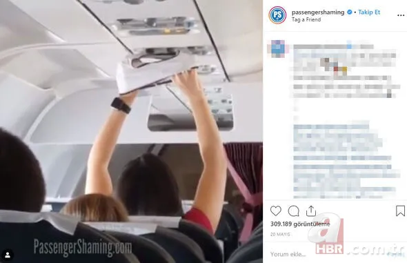 Son dakika: Uçakta akılalmaz olay! Saçından tutup yaka paça attılar 6