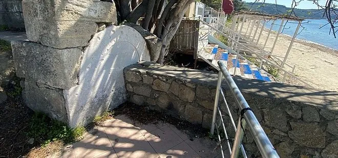 Tarihte ilk olma özelliği var! Çanakkale'de sahilde duvar içinde bulundu