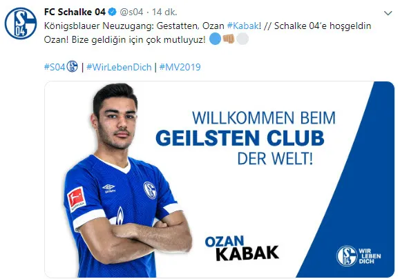 Ozan Kabak’ın yeni takımı belli oldu