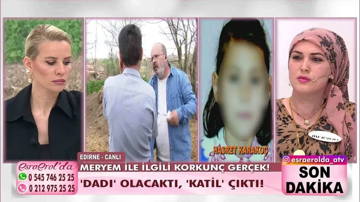 Esra Erol’da korkunç cinayet ortaya çıktı! ’Dadı Meryem’ 8 yaşındaki Hasret diri diri gömdü