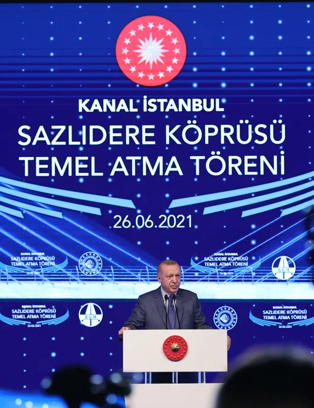 Türkiye'ye çağ atlatacak dev proje Kanal İstanbul! Vatandaş akın etti! Başkan Erdoğan'a sevgi seli