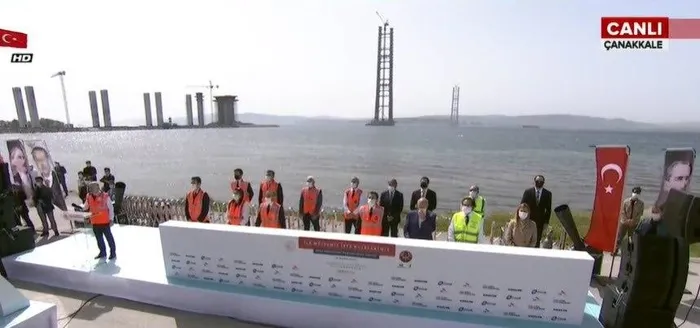 1915 Çanakkale Köprüsü’nde sona gelindi! Başkan Erdoğan törene video konferans ile katıldı