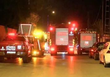Kartal'da korku dolu anlar! Çıkan yangın söndürüldü