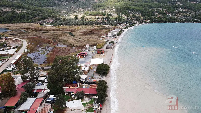 Ünlü tatil merkezi Bodrum'da sağanak! Cadde sokaklar göle döndü 14