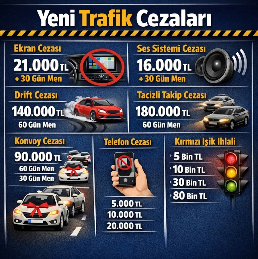 Ekran değil dikkat dağıtmak yasak: 10 soruda yeni trafik cezası düzeni - 1