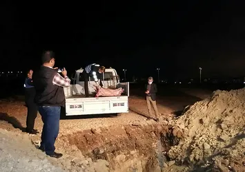 Mersin'de 200 kilo kaçak et ele geçirildi