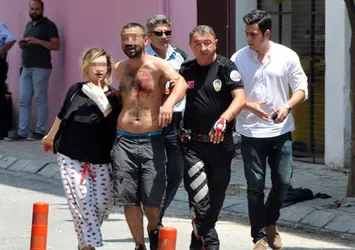 Elindeki bıçakla sokakta dehşet saçtı!