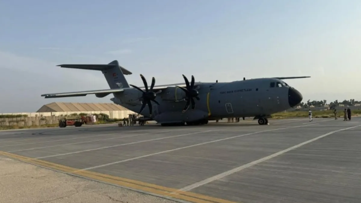 MSB duyurdu! İnsani yardım malzemeleri Afganistan'a ulaştı