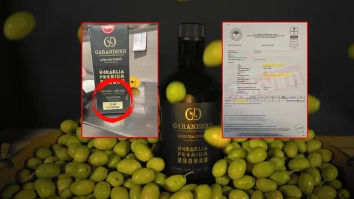 Garandere zeytinyağında "polifenol" oyunu! Coğrafi işaret etiketiyle kandırdılar dev fark analizle belgelendi