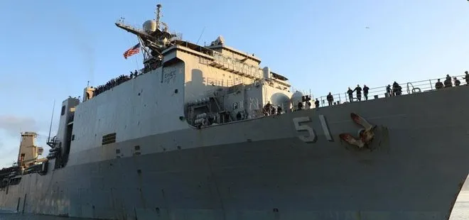 ABD Deniz Kuvvetleri gemisi Mersin’e geldi