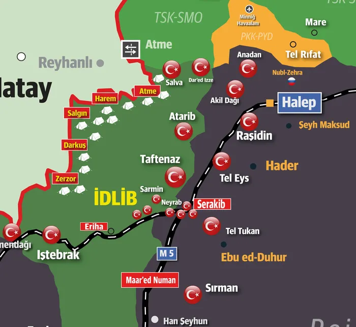 TSK ve muhaliflerden rejime ağır darbe! Neyrab alındı, Serakib’e doğru ilerliyorlar